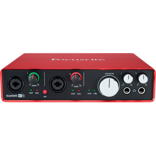 Focusrite Scarlett 6i6 USB Audio Interface (2nd Generation) | Camera Spot